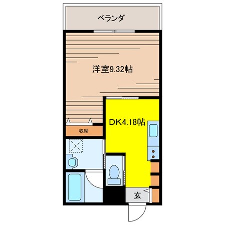 カリーハイムの物件間取画像